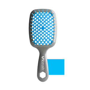 UNbrush Detangling Hair Brush in Sky Blue Swatch Front View