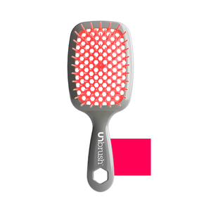 UNbrush Detangling Hair Brush in Nordic Berry Peach Swatch Front View