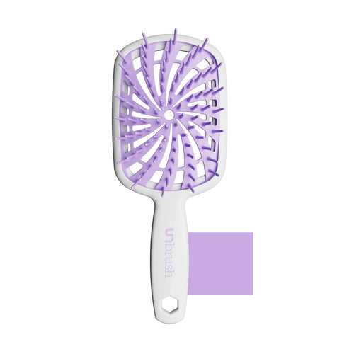 UNbrush Plus Detangling Hair Brush swatch in Sugar Plum Purple
