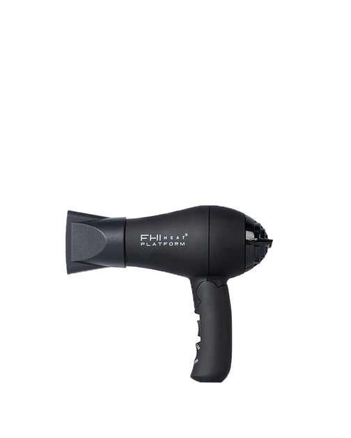 Mini Hair Dryer With Focus Nozzle Attachment In Matte Black – FHI