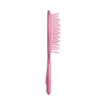 UNbrush Pastel Detangling Hair Brush in Rose Pink Swatch Front View