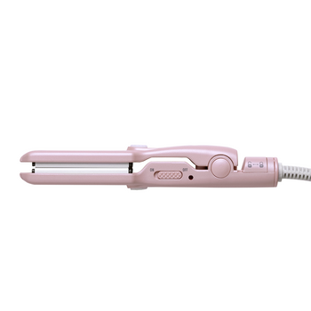 Travel size mini flat iron in pink by Flirt Hair