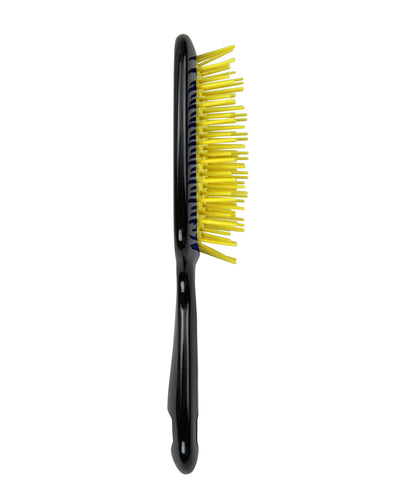 UNbrush Detangling Hair Brush in Sunburst Yellow Side View