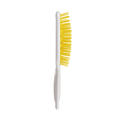 UNbrush Plus Lemon Drop Hair Brush Side View