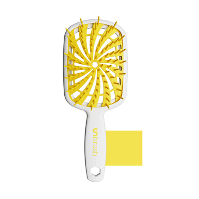 UNbrush Detangling Hair Brush Plus - Lemon Drop