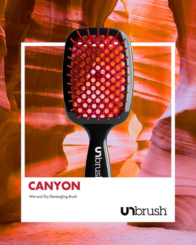 Brosse à cheveux démêlante UNbrush - Canyon Red