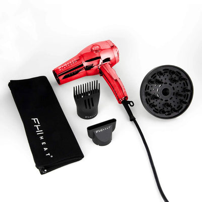 Comb Attachment For Blow Dryer - FHI Heat 1900 Pro Hair Tool Red Chrome Edition - Attachment View