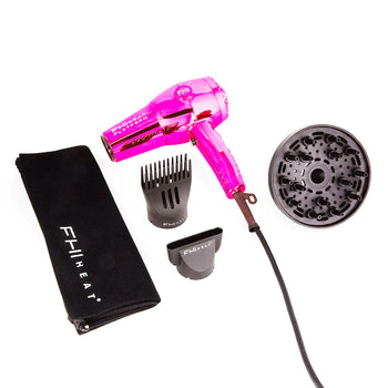 Salon Quality Platform 1900 Nano Lite Pro Hair Dryer Pink Chrome 