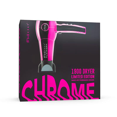 Platform 1900 Nano Lite Pro Hair Dryer: Pink Chrome - Packaging