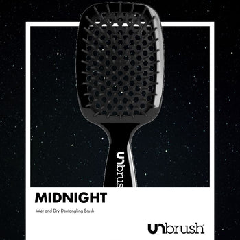 Brosse à cheveux démêlante UNbrush - Minuit 