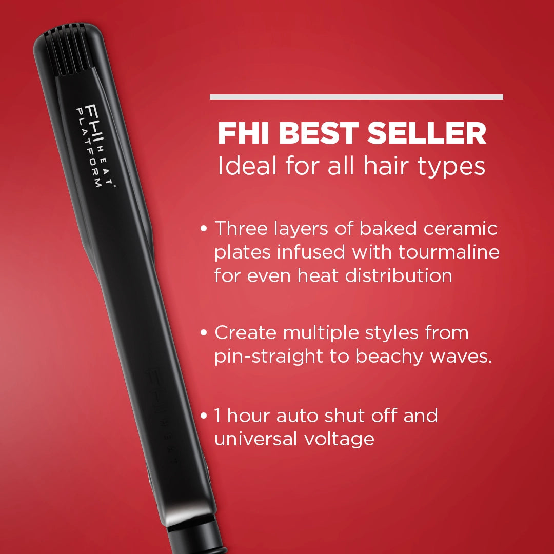 FHI Heat Flat Iron 1 1 4 Tourmaline Ceramic Hair Straightener FHI Heat