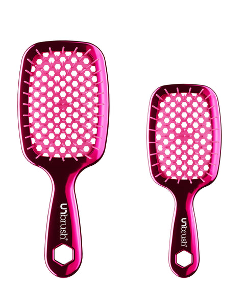 UNbrush® Chrome Pink Duo Set – FHI Heat™
