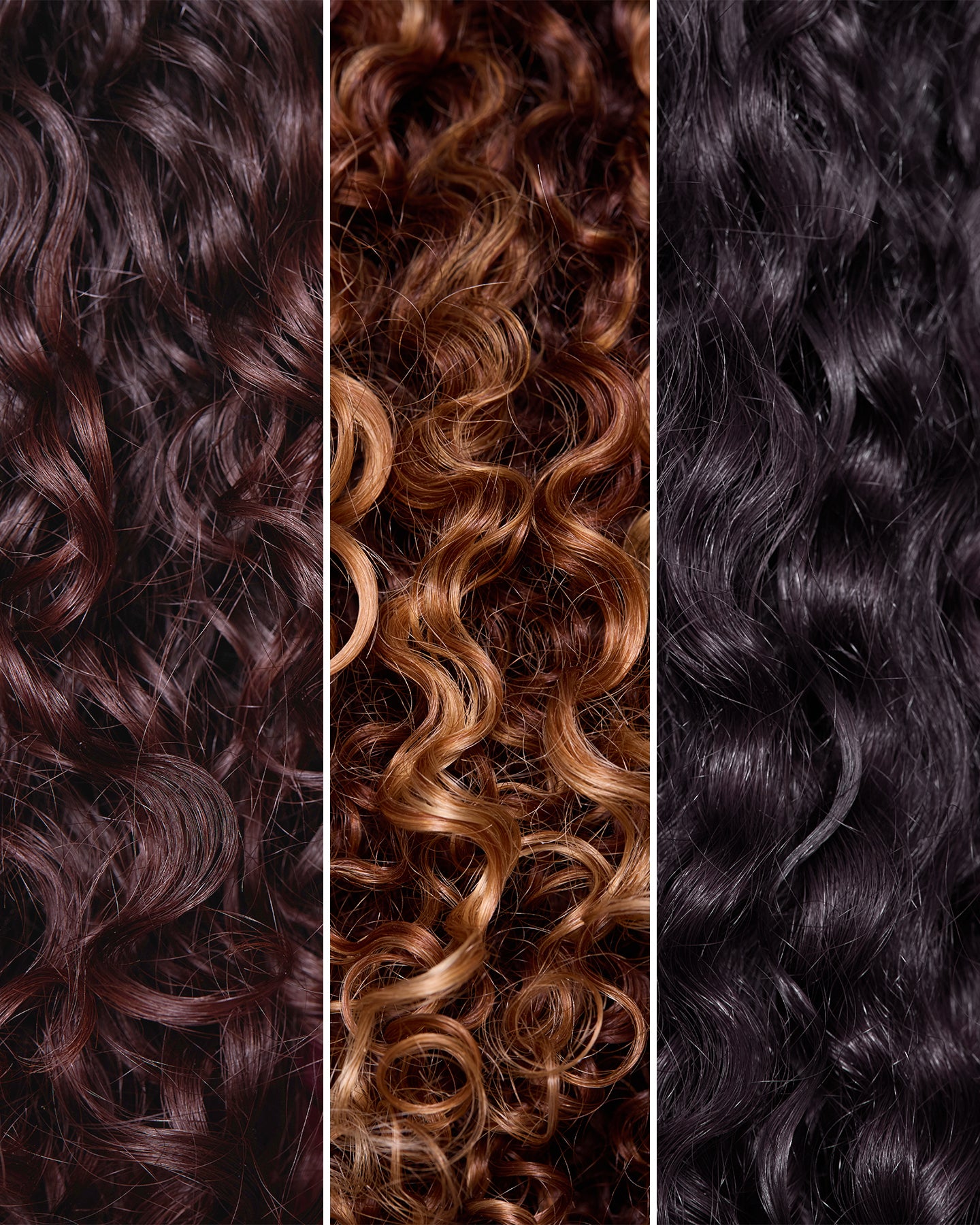 Curl hair comparison