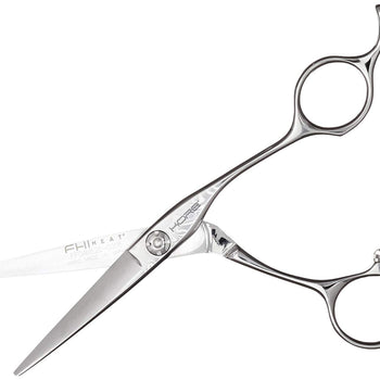 Freeform damascus steel shear scissors 5.5 inches